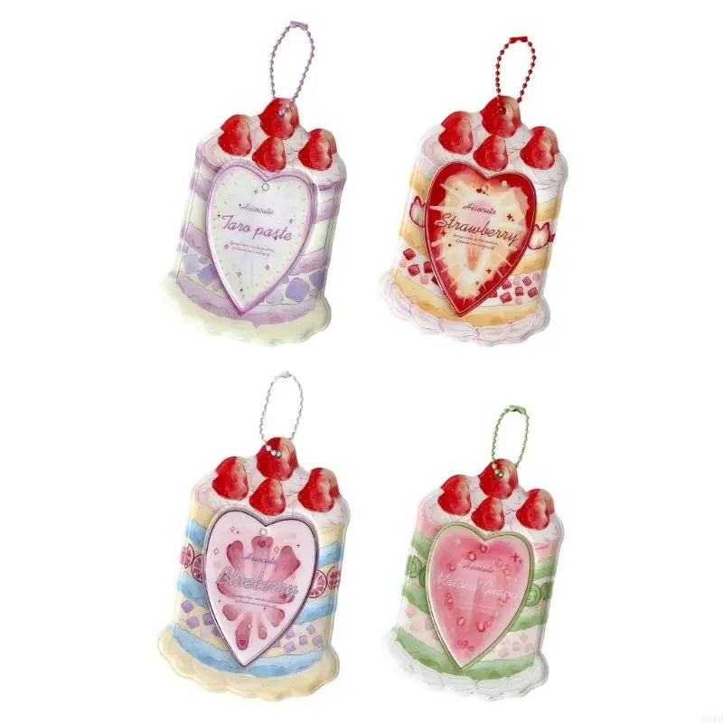 Strawberry PVC Photo Card Holder Sleeve – Cute Bag Charm
