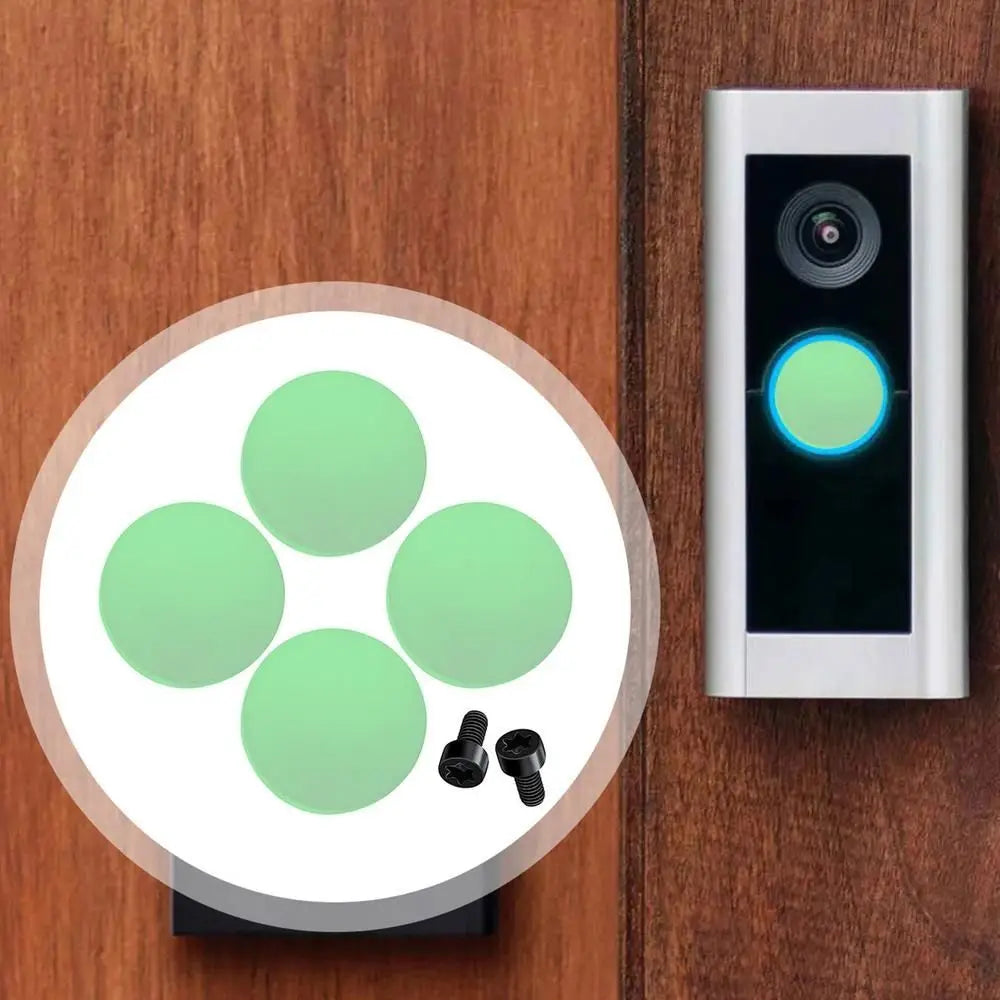 4-Pack Silicone Doorbell Button Replacement for Ring Pro