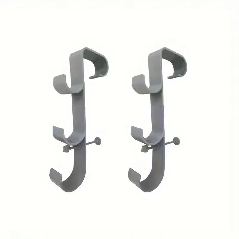 Pool Skimmer Net Holder Adjustable Telescopic Pole Hanger
