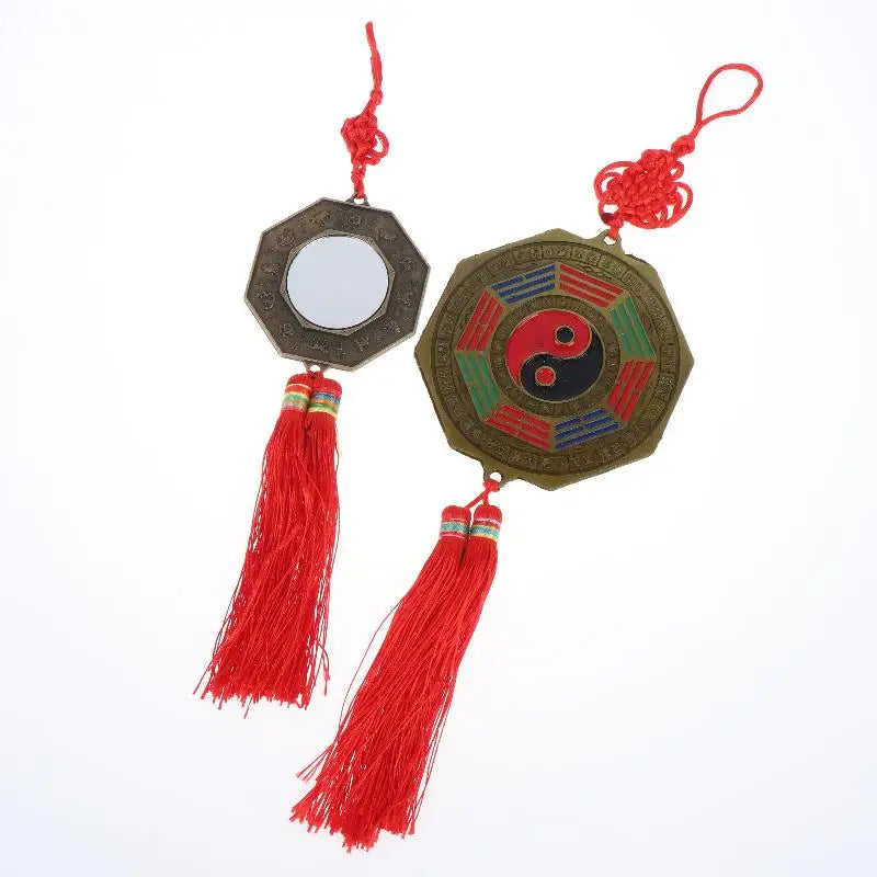 Feng Shui Bagua Mirror Yin Yang Zodiac Lucky Charm Decor