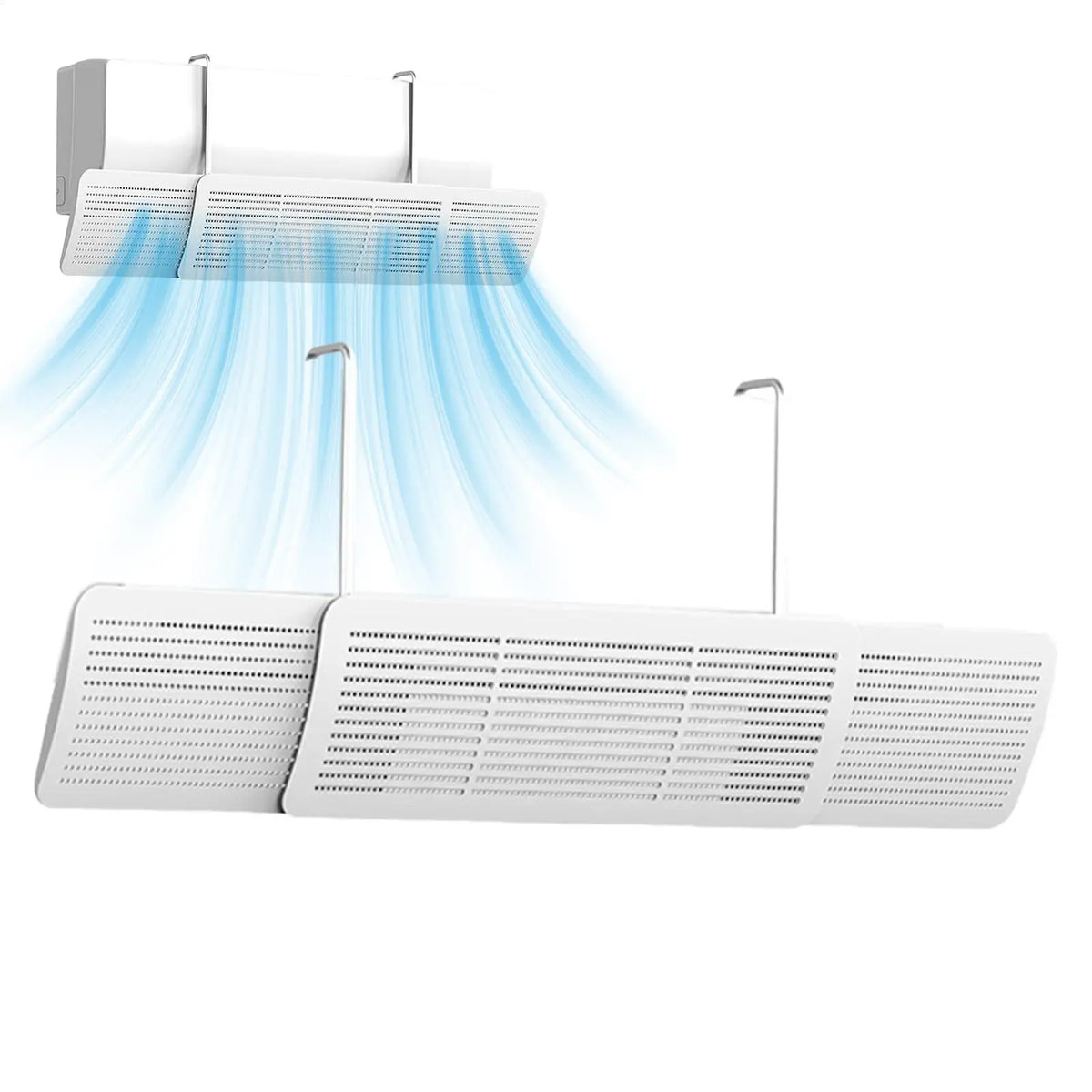 HVAC Vent Deflector – Adjustable AC Airflow Diverter 23–36 In
