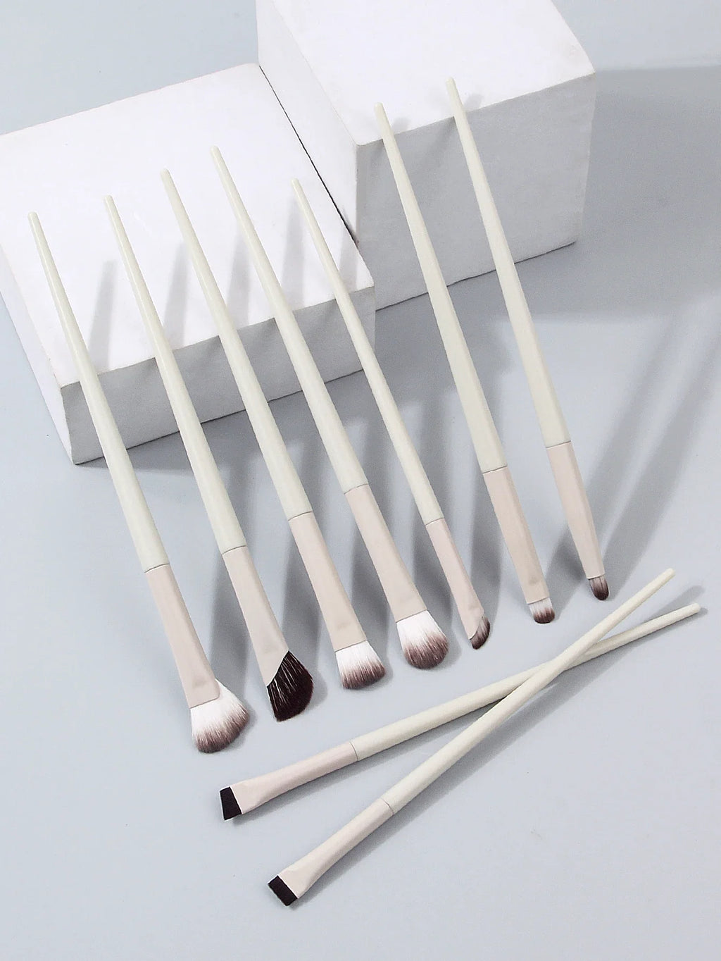 9-Piece Soft Eye Makeup Brush Set – Eyeliner & Eyeshadow
