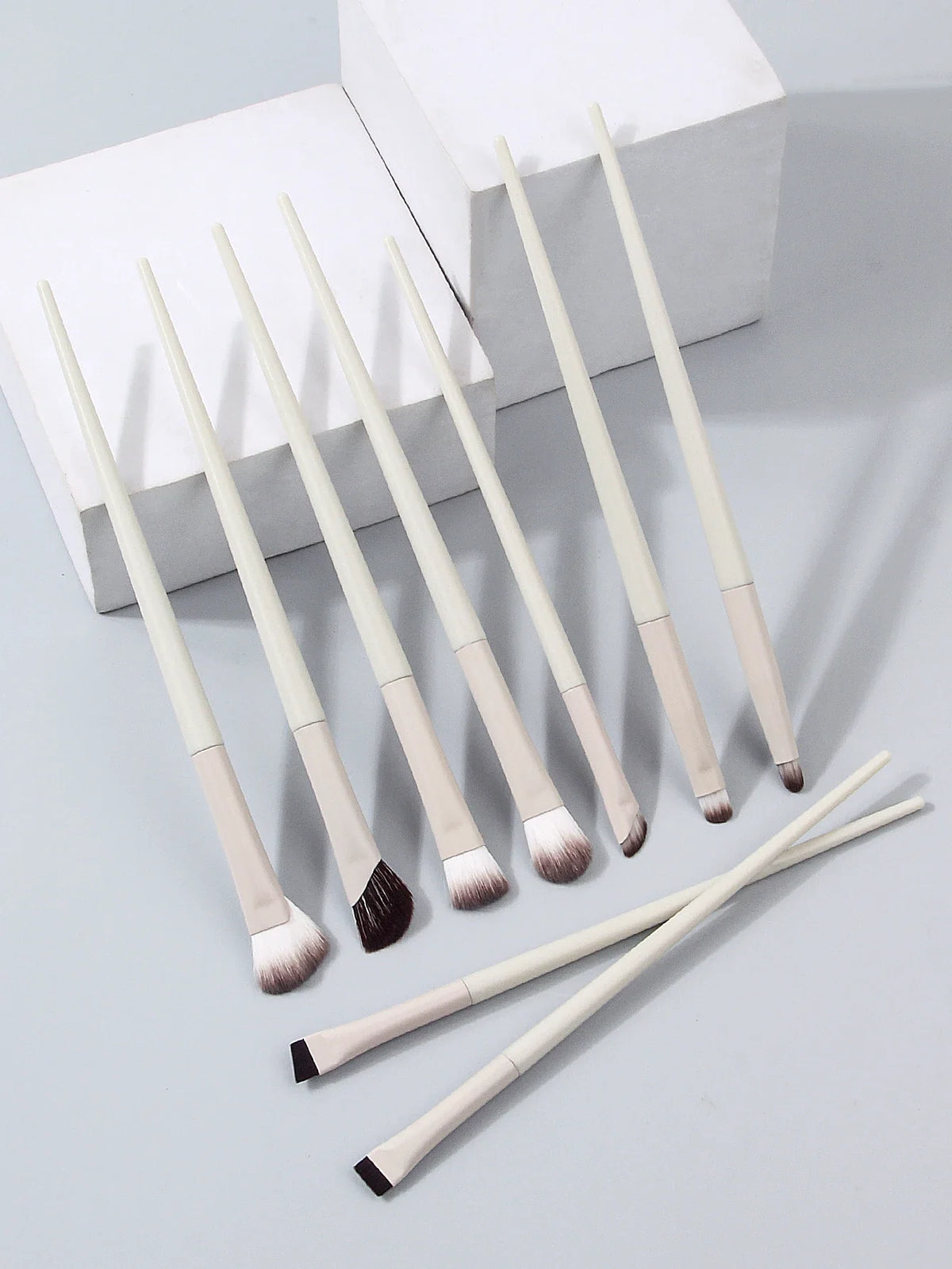 9-Piece Soft Eye Makeup Brush Set – Eyeliner & Eyeshadow