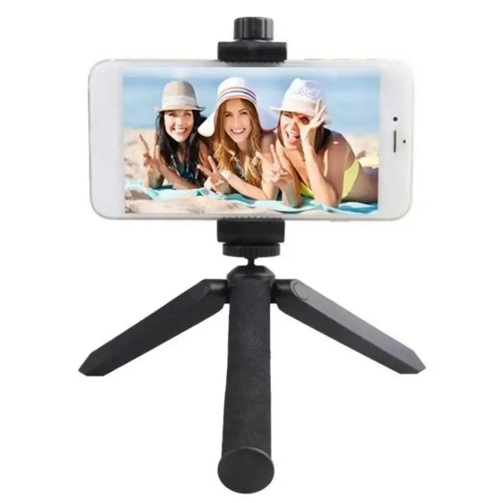 Universal 1/4" Screw Tripod Phone Holder Clamp for Vlogging