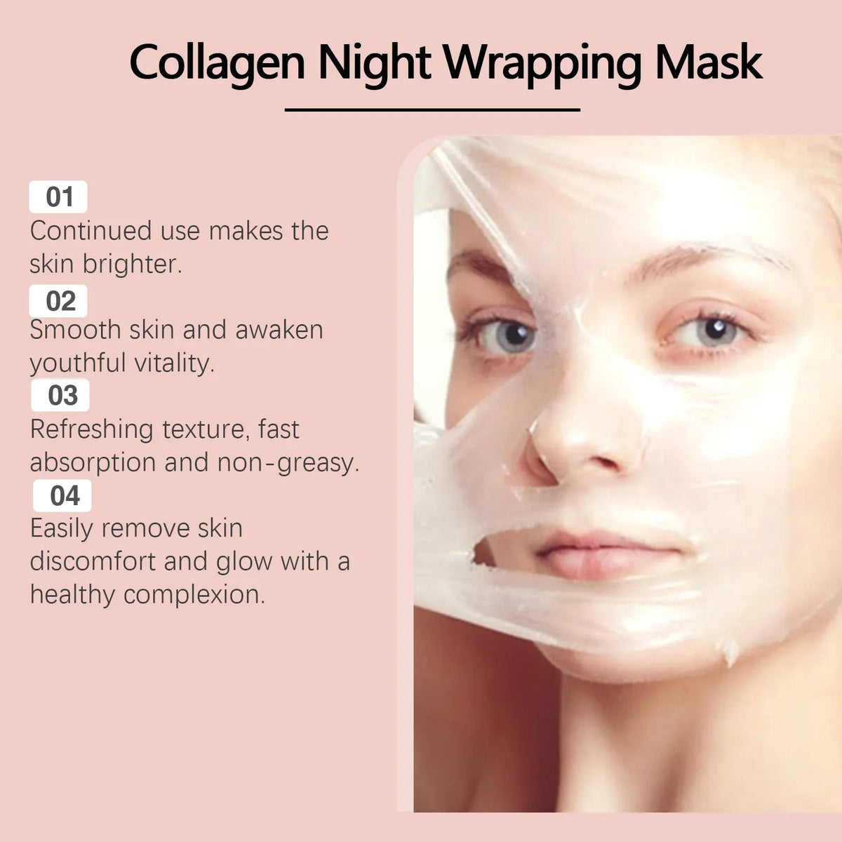 Jaysuing Collagen Peel-Off Facial Mask | Blackhead & Pore Care