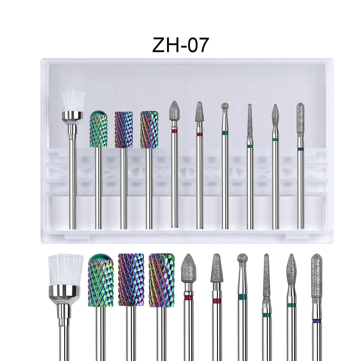 Tungsten Carbide Nail Drill Bit Set – Cuticle & Polishing