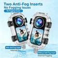 Waterproof Diving Case for Insta360 X6 – 60M Depth Housing