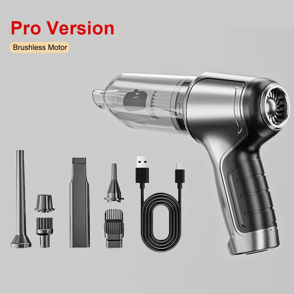 Raugee 95000PA Cordless Car Vacuum Cleaner Handheld Blower