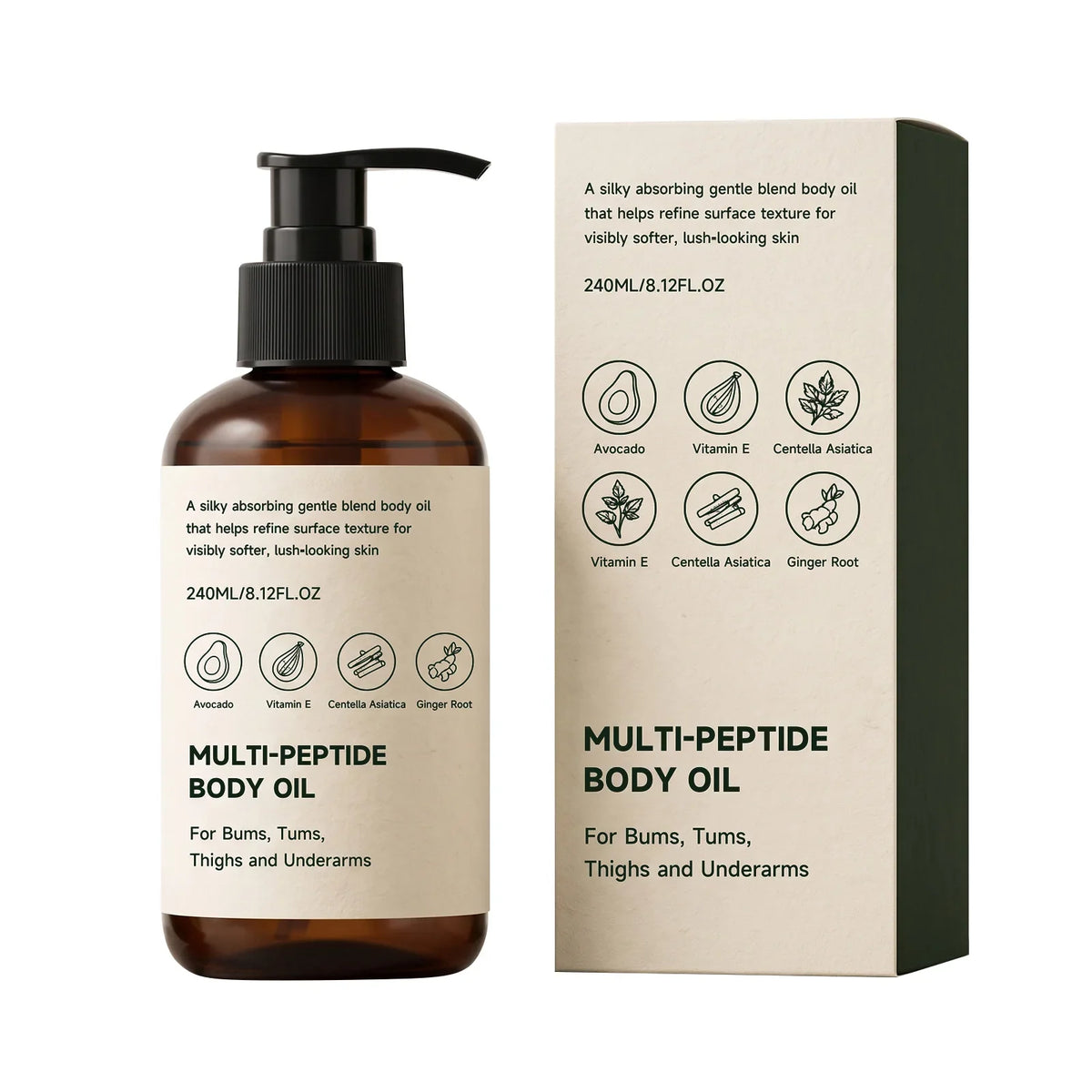240ml Nixie Body Massage Oil – Moisturizing & Non-Greasy