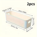 Plastic Storage Box Set 2/5/10 Pcs – Drawer & Home Organizer
