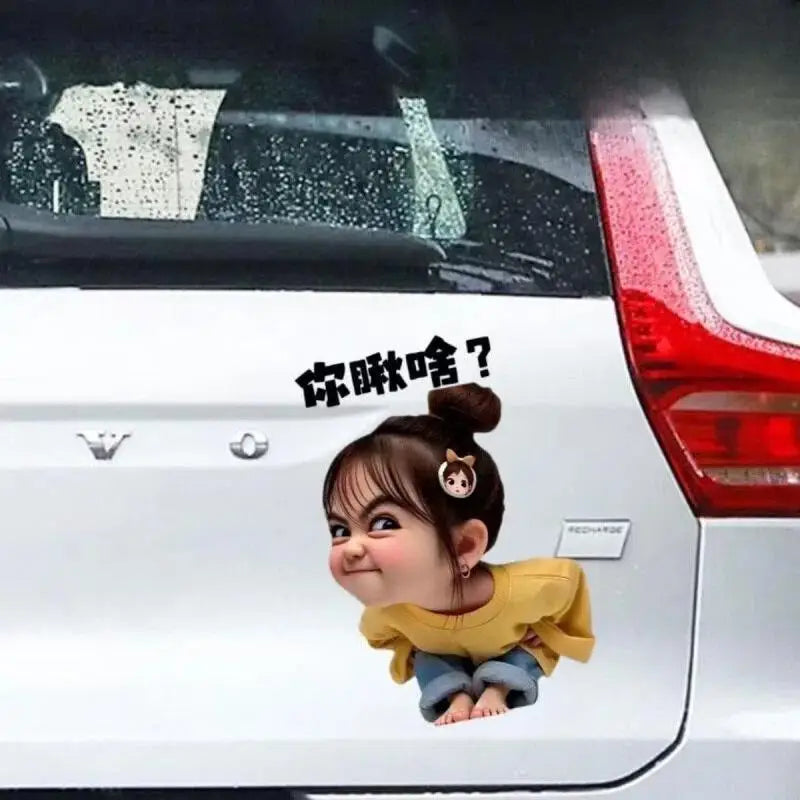 Sassy Girl PVC Vinyl Sticker – Car, Laptop & Helmet Decal