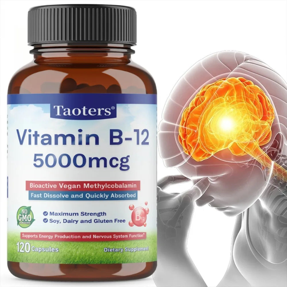 STRESSXCEL Vitamin B12 Methylcobalamin Capsules | Energy & Brain