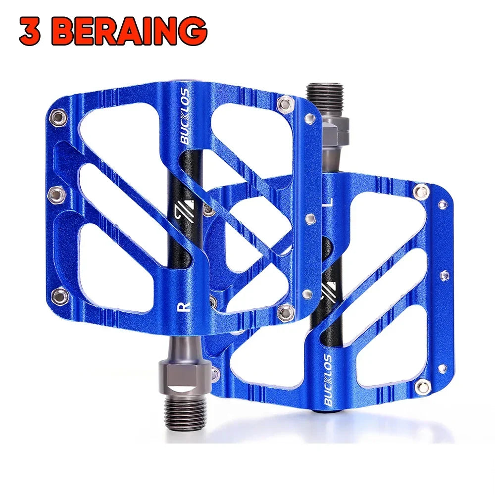 BUCKLOS Ultralight MTB Flat Pedals – 3 Sealed Bearings