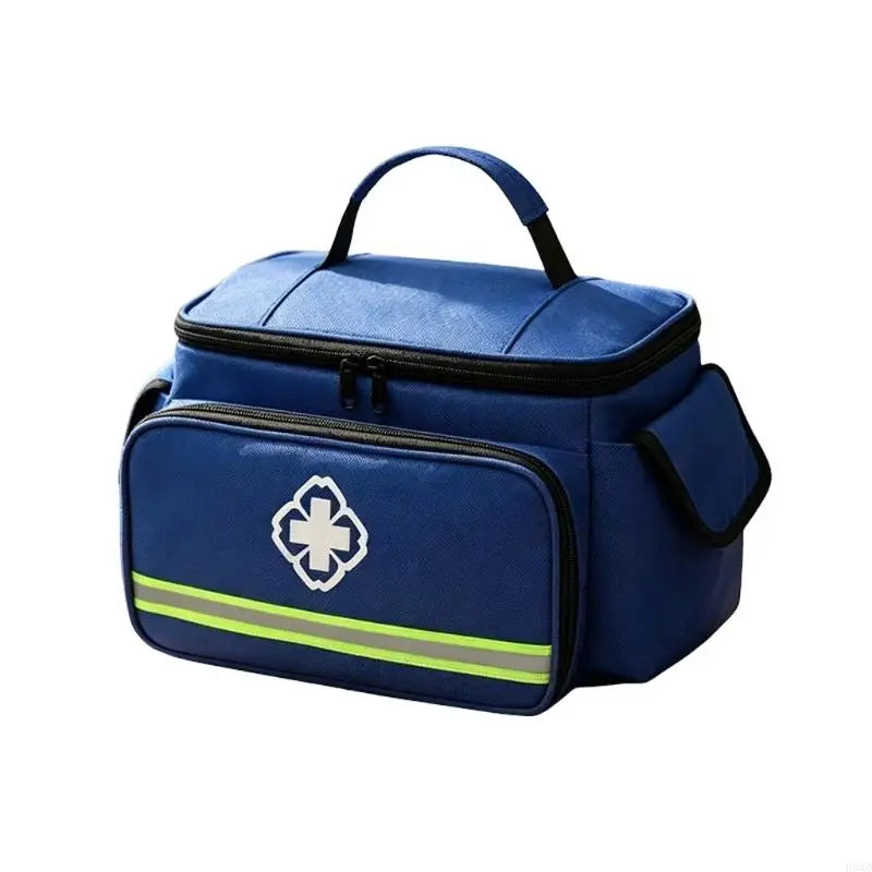 Portable First Aid Storage Bag | Carry Handle & Reflective Detail
