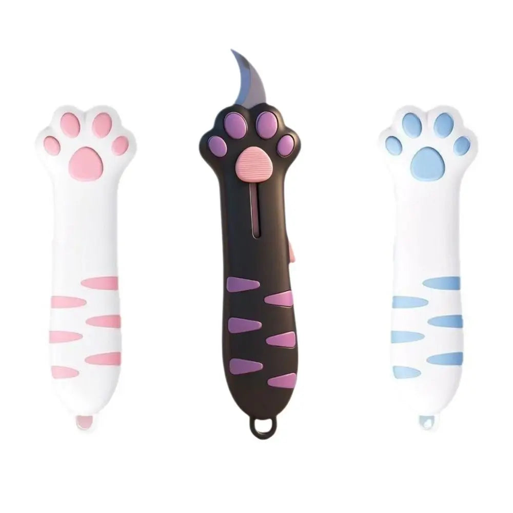 Cat Paw Box Cutter – Cute Portable Paper Cutting Tool