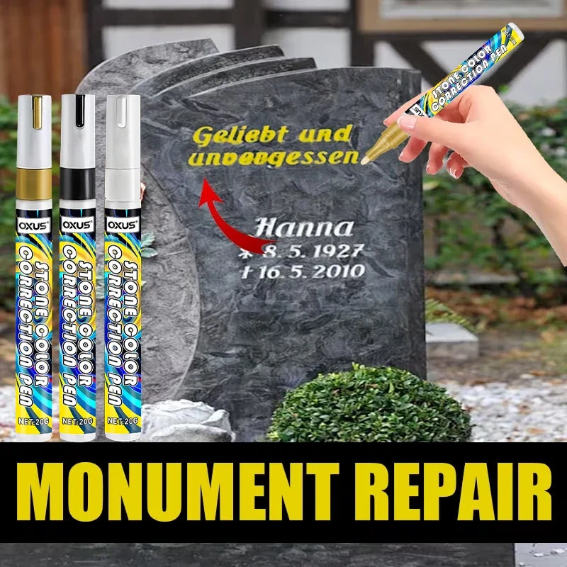 Golden Tombstone Marker Pen – Restore Gravestone Inscriptions