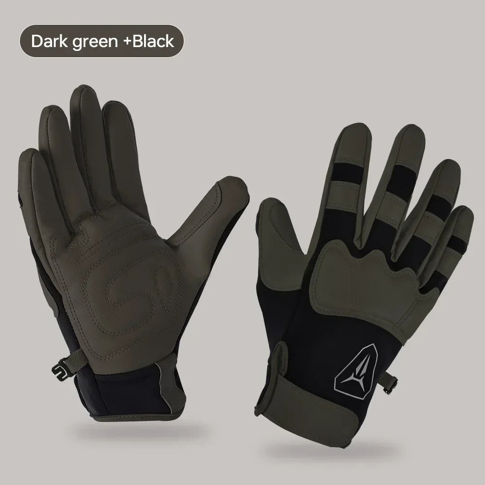 Winter Cycling Gloves – Thermal Windproof Touchscreen Full Finger