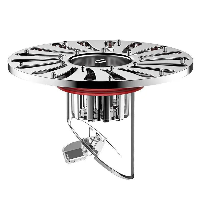 Anti-Odor Floor Drain Cover with Removable Filter Basket