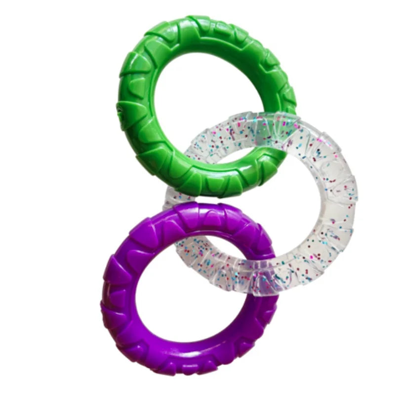 TPR Loop Ring Dog Chew Toy for Aggressive Chewers & Puppies