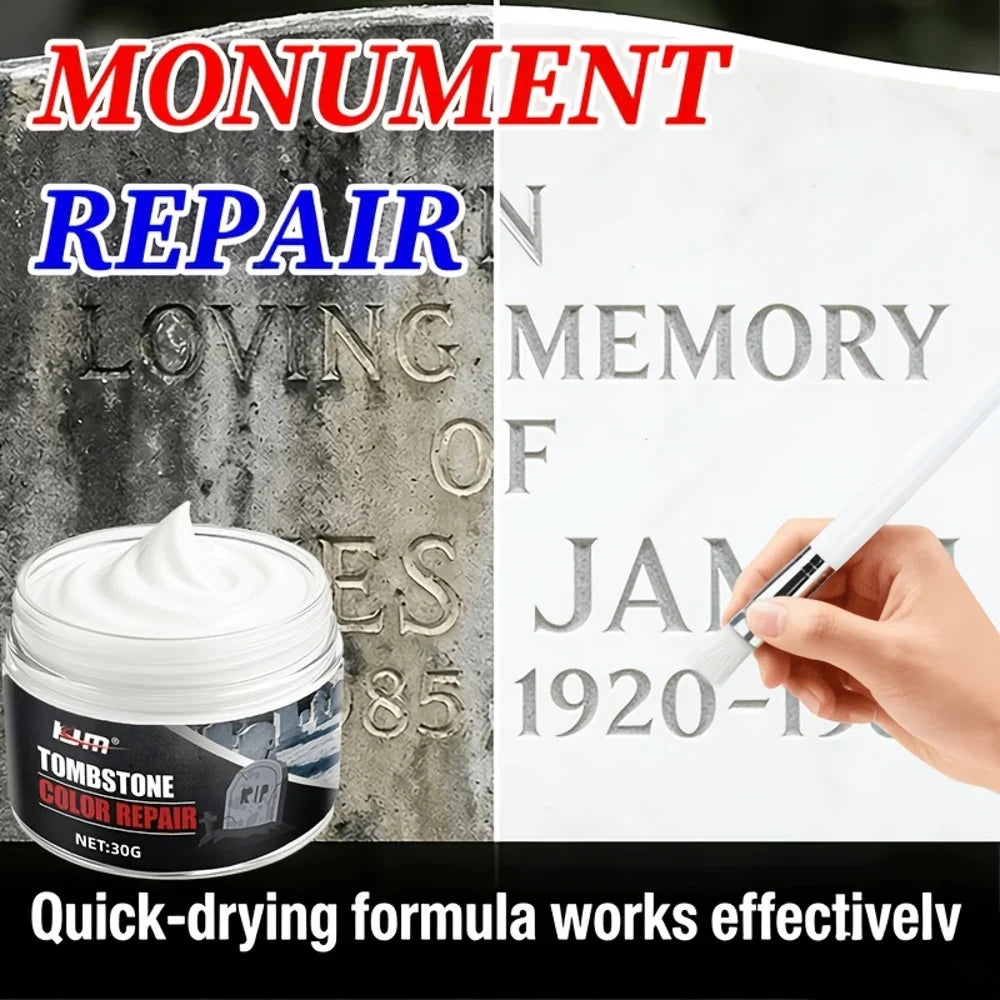 Tombstone Restoration Paste – Repair Faded Inscriptions | KJM