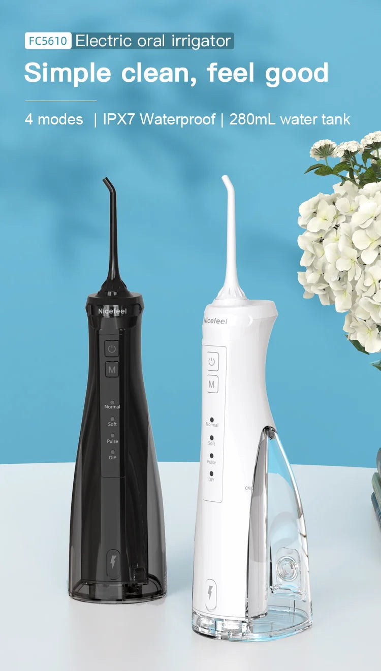 DUTRIEUX Cordless Water Flosser | 13-Mode Oral Irrigator