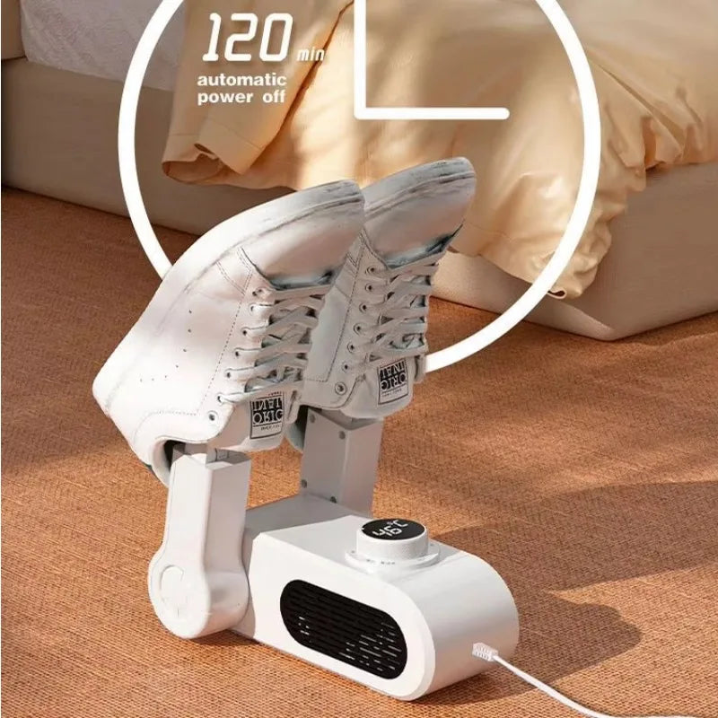 DUTRIEUX Electric Shoe Dryer – Foldable Boot Warmer & Timer