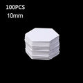 100Pcs Hexagon Paper Quilting Templates – 6 Sizes for Patchwork