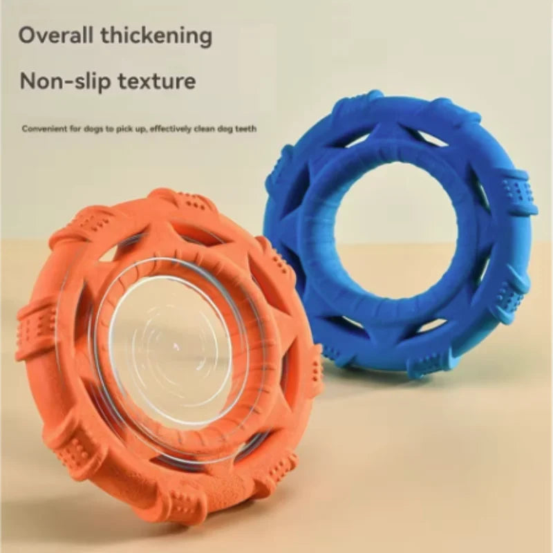 TPR Foam Dog Pull Ring Toy – Bite-Resistant Interactive Chew