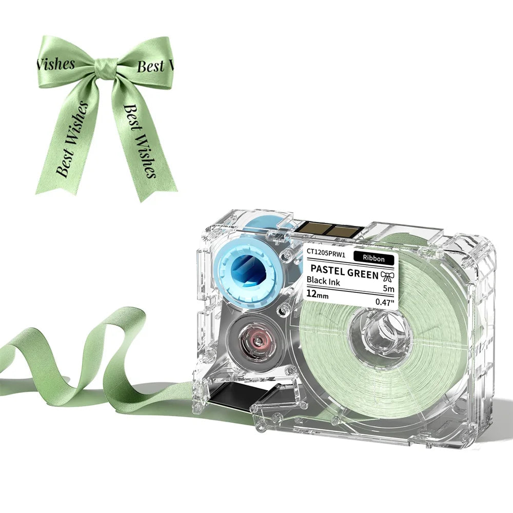 Phomemo A30 P15 Satin Fabric Ribbon Cartridges 12mm DIY Crafts