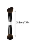Nixie Double-Headed Makeup Brush – Contour Blush Powder