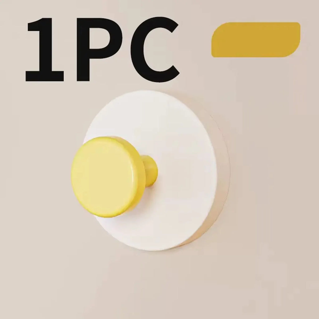Colorful Suction Cup Hooks No-Drill Wall Hooks Bathroom Kitchen