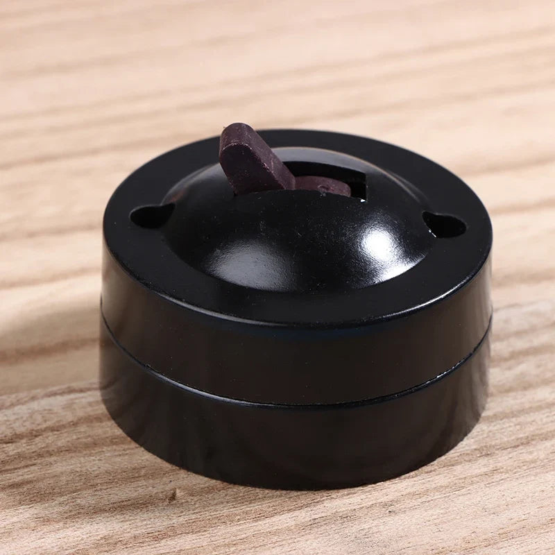Retro Round Toggle Wall Light Switch Surface Mount 6A 250V