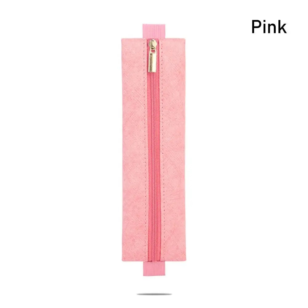 Tyvek Pen Bag Elastic Buckle Large Capacity Portable Pen Holder
