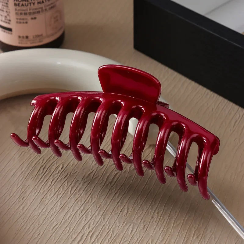 Soft Silicone Hair Claw Clip – Waterproof Crab Barrette