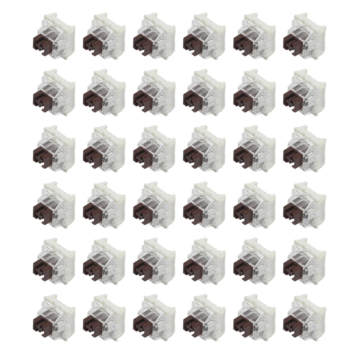 DAZZLEEX 50-Pack 3-Pin Tactile Keyboard Switches | MX-Style