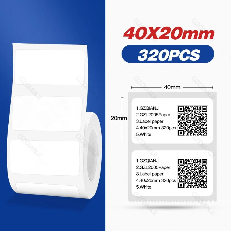 Niimbot Thermal Label Roll for B1 B21 B3S – Waterproof Stickers
