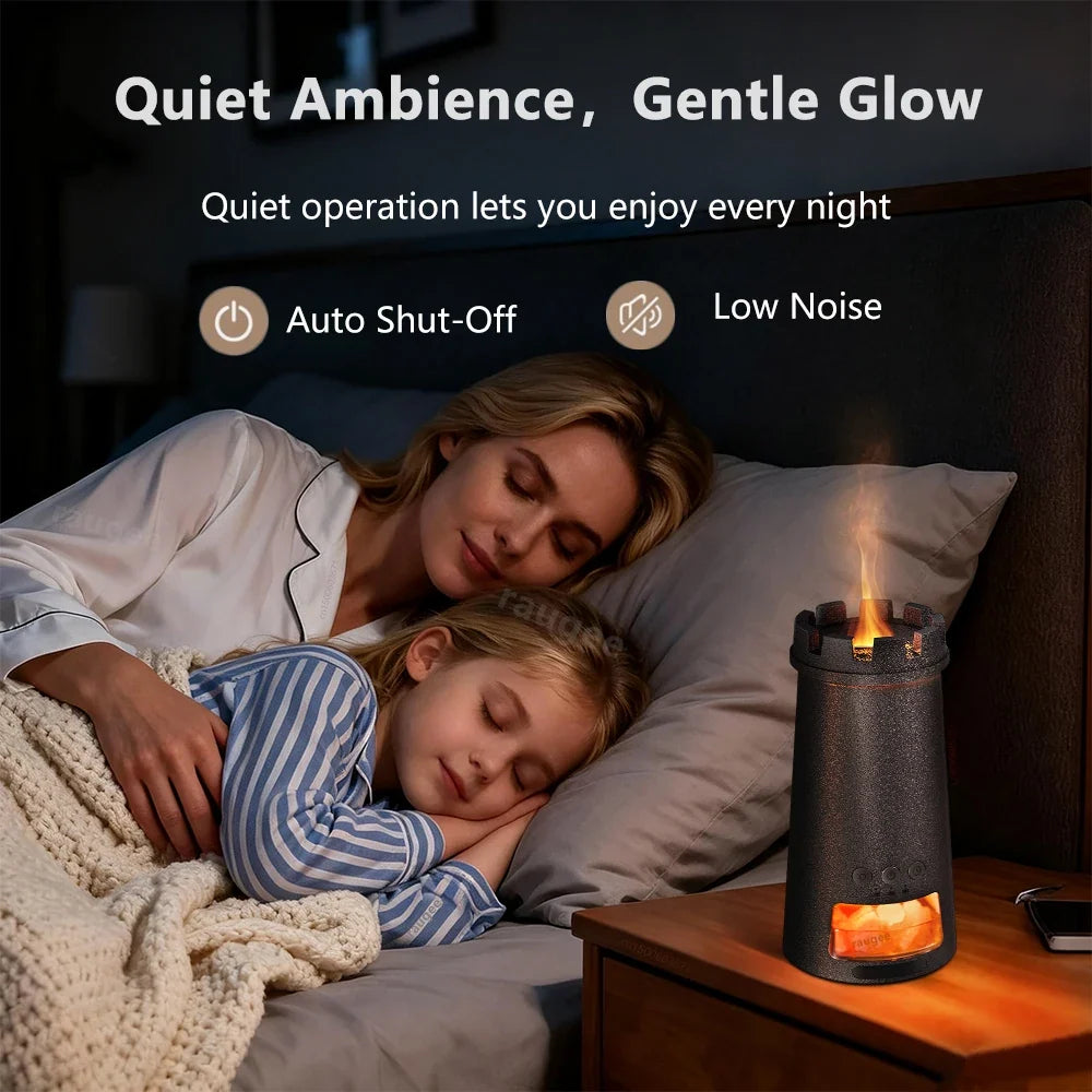 USB Aroma Essential Oil Diffuser & Cool Mist Humidifier | LED