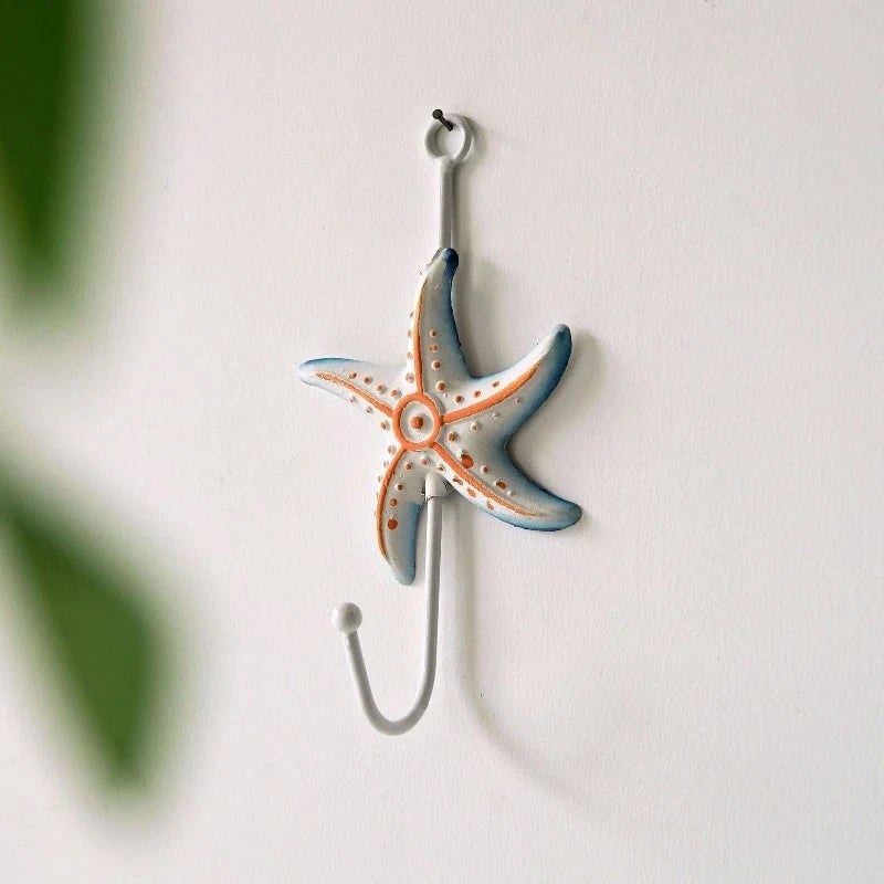 Mediterranean Decorative Wall Hook – Ocean Theme Wood Hook
