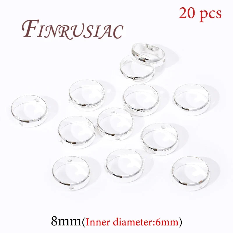 20Pcs 18K Gold Plated Bead Frames | DIY Jewelry Spacers