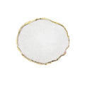 Round Resin Onyx Stone Nail Palette & Gel Polish Mixing Tray