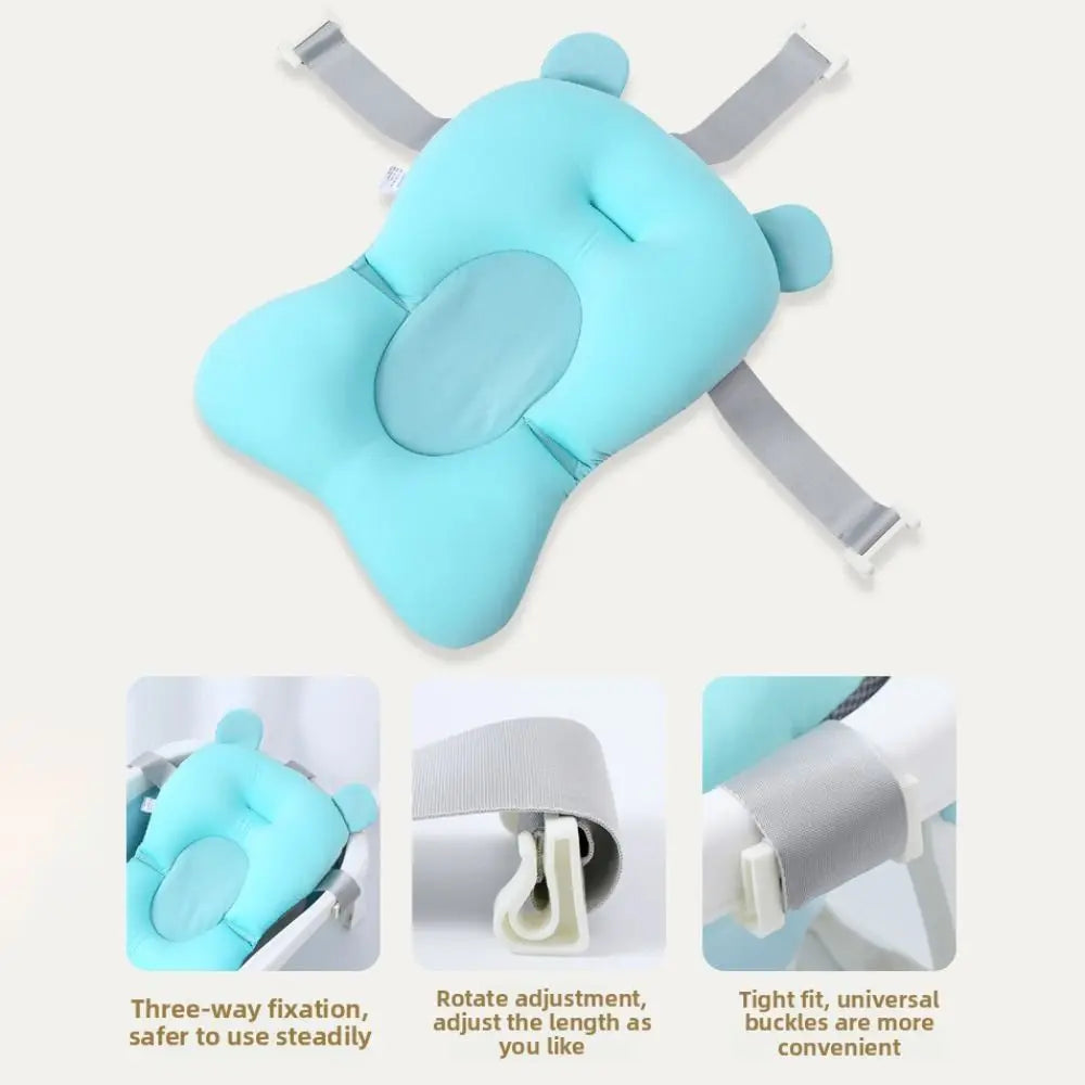 Portable Foldable Baby Bath Seat | Non-Slip Bathtub Support