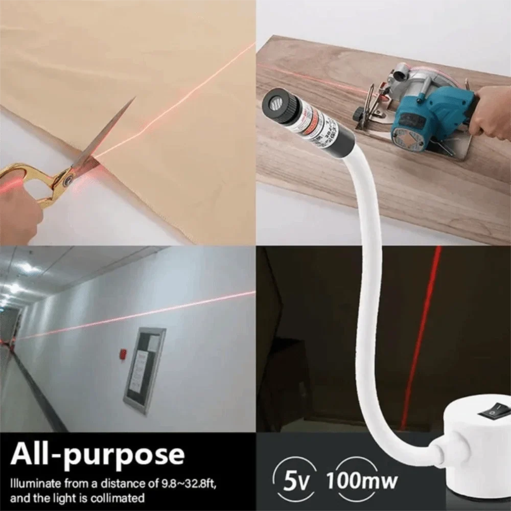 Magnetic Quilting Laser Light – USB Sewing Guide Dot Cross Line