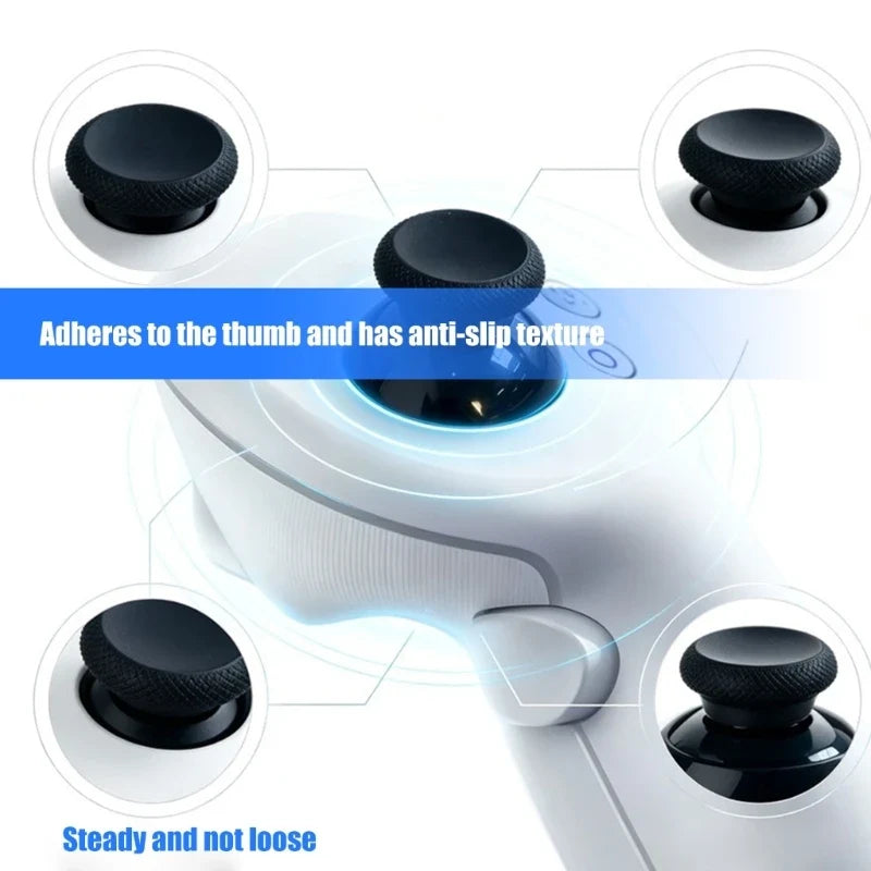 Thumbstick Caps for PICO 4 Ultra – Black Textured Joystick Cover