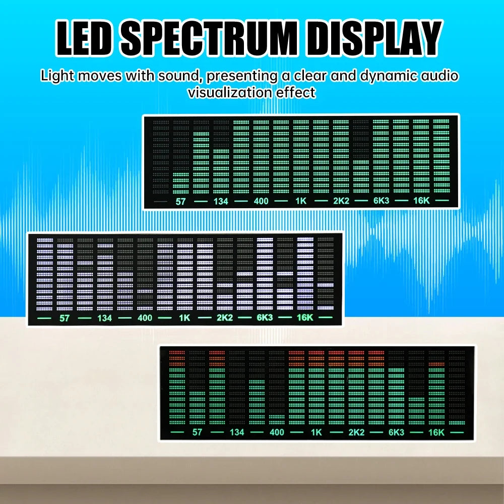 Occkic LED Voice-Activated Music Spectrum Light | Type-C
