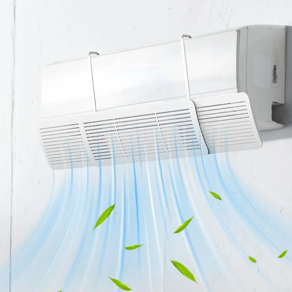 HVAC Vent Deflector – Adjustable AC Airflow Diverter 23–36 In