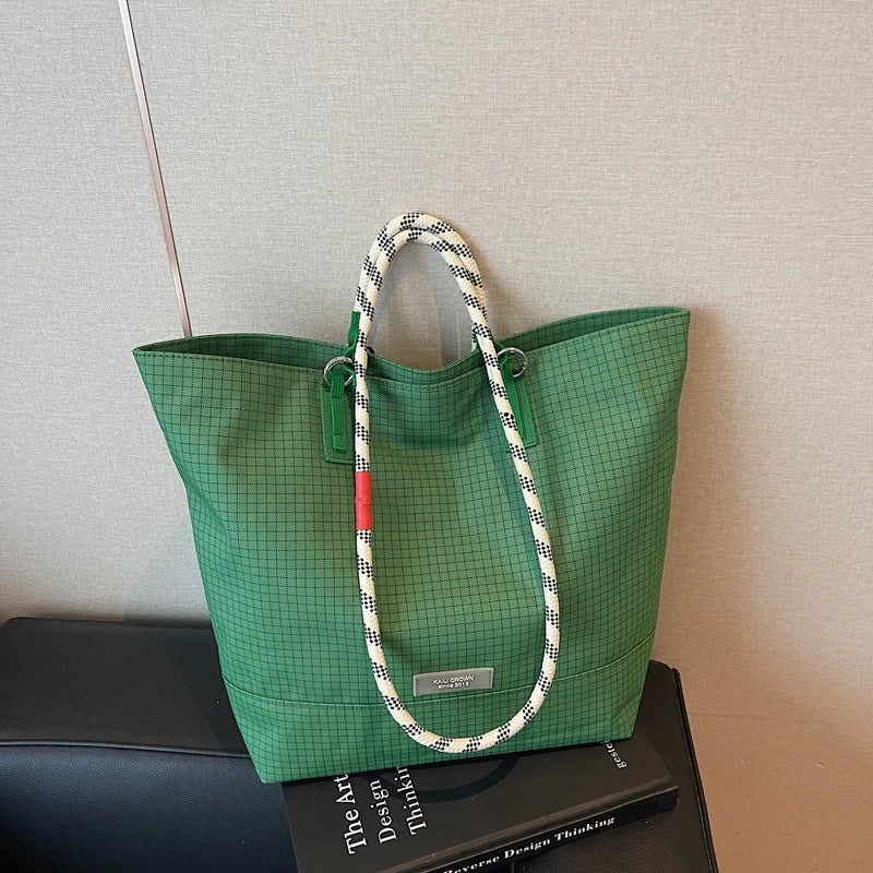 Nixie Waterproof Nylon Tote Bag – Large Shoulder Handbag