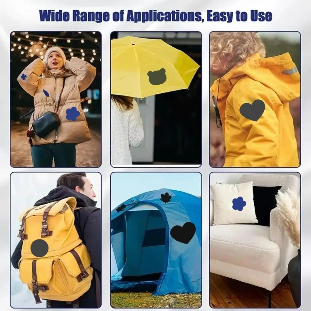 Self-Adhesive Iron-On Fabric Patches for Clothes Repair – DIY