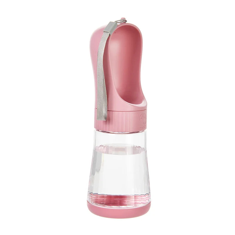 Portable Dog & Cat Water Bottle with Food Compartment