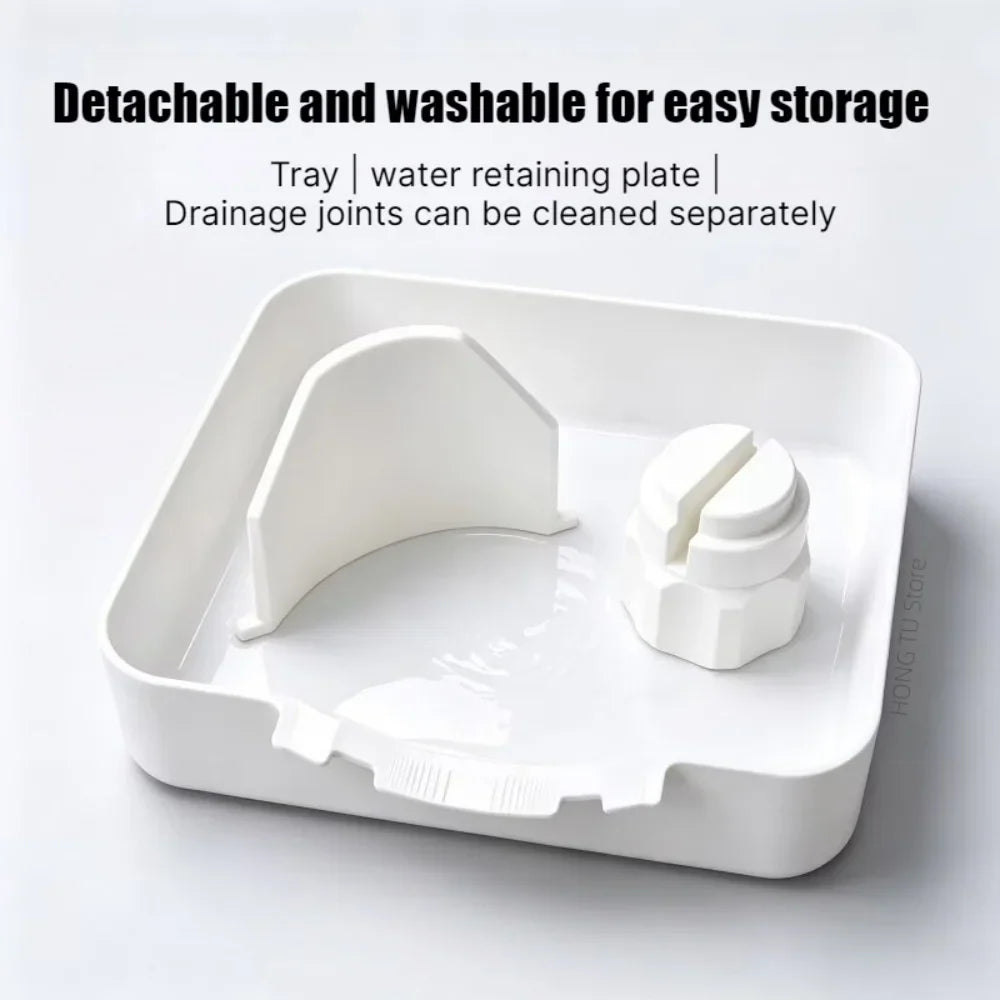 Washing Machine Drain Tray – Lint Filter Water Collection Pan