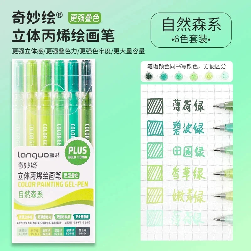 Glitter Gel Pen Set 162 Colors – 0.5mm & 1.0mm Art Pens